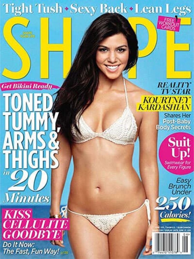 Shape Magazine Kourtney Kardashian cover
